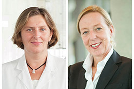 Professorin Dr. Konstanze Döhner (r.) und Privatdozentin Dr. Beate Grüner (l.), Universitätsklinikum Ulm